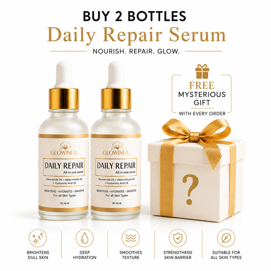 Glowinea Daily Repair Serum Bundle – Buy 2  Bottles + FREE Gift
